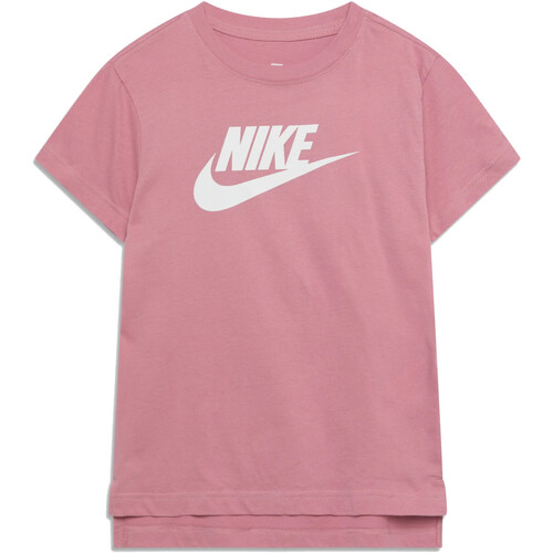Vêtements Fille T-shirts manches courtes Nike AR5088 Rose
