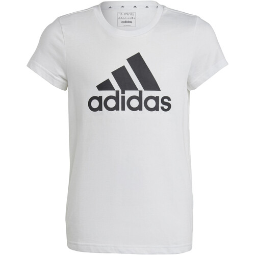 Vêtements Fille T-shirts manches courtes adidas Originals IC6121 Blanc