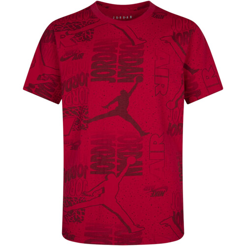 Vêtements Garçon T-shirts navys courtes Nike 95C258 Rouge