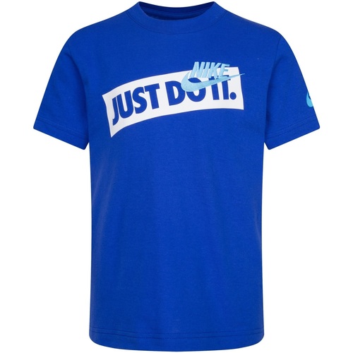 Vêtements Garçon T-shirts manches courtes city Nike 86K524 Bleu