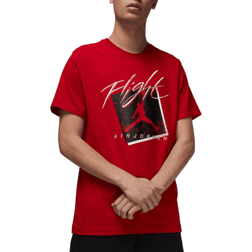 Vêtements Homme T-shirts manches courtes crimson Nike DX9593 Rouge