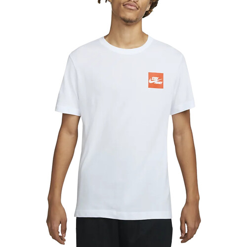 Vêtements Homme T-shirts manches courtes Nike FD0076 Blanc
