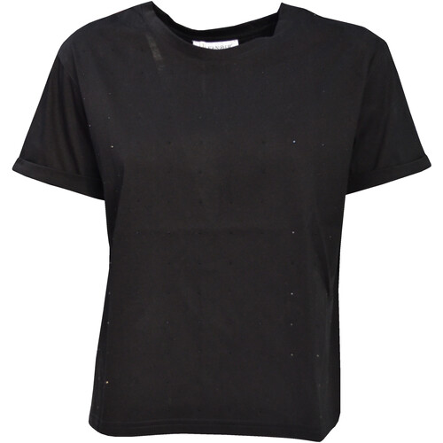 Vêtements Femme T-shirts manches courtes Café Noir JT0121 Noir