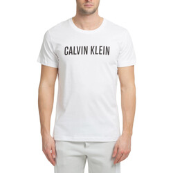 Vêtements Homme T-shirts manches courtes Calvin Klein Jeans KM0KM00836 Blanc