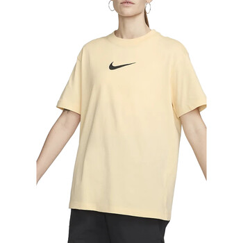 Vêtements Femme T-shirts manches courtes plus Nike FD1129 Jaune