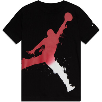 Vêtements Garçon T-shirts navys courtes Nike 95C419 Noir