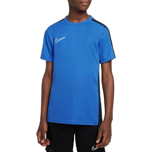 Vêtements Garçon T-shirts manches courtes zip Nike DX5482 Bleu