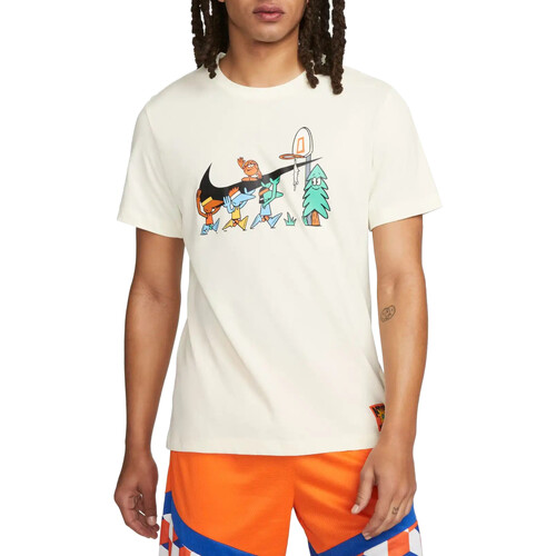 Vêtements Homme T-shirts manches courtes Nike FD0067 Beige