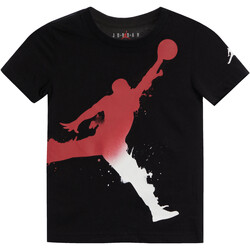 Vêtements Garçon T-shirts manches courtes Nike 85C419 Noir