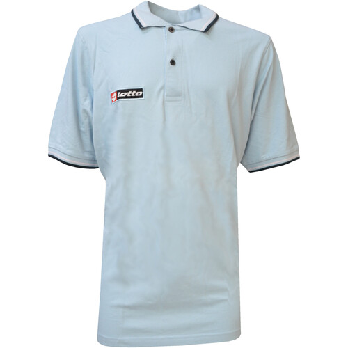 Vêtements Homme contrast-cuff logo-patch polo shirt Lotto K3118 Marine