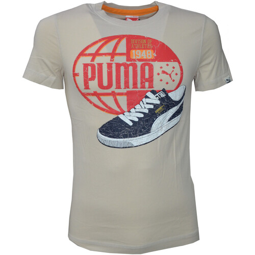 Vêtements Homme T-shirts manches courtes Puma 564696 Beige