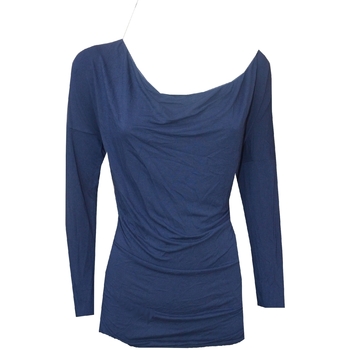 Vêtements Femme T-shirts manches longues Deha B02462 Bleu