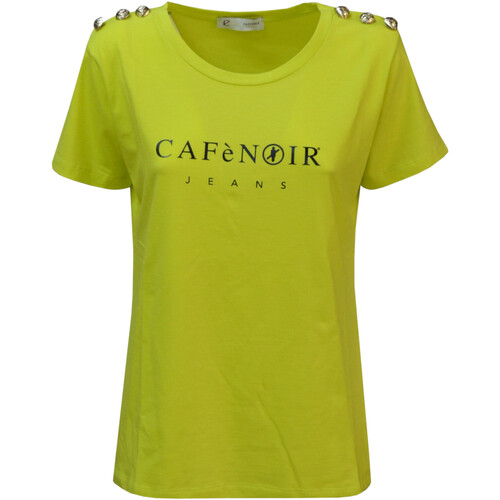 Vêtements Femme T-shirts manches courtes Café Noir JT0095 Vert