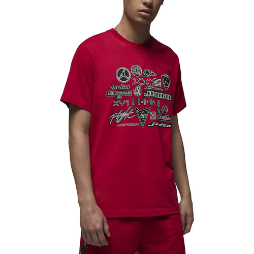 Vêtements Homme T-shirts manches courtes multicolor Nike DX9599 Rouge