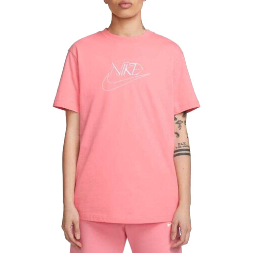 Vêtements Femme T-shirts manches courtes Nike FB8203 Rose