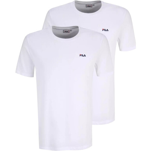 Vêtements Homme T-shirts manches courtes Boveasorus Fila FAM0083 Blanc