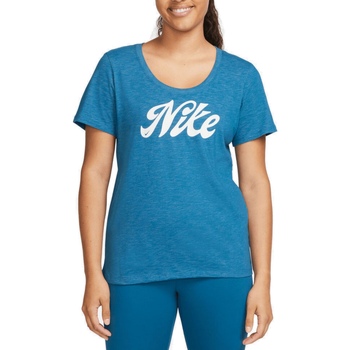 Vêtements Femme T-shirts manches courtes Nike streak FD2986 Bleu