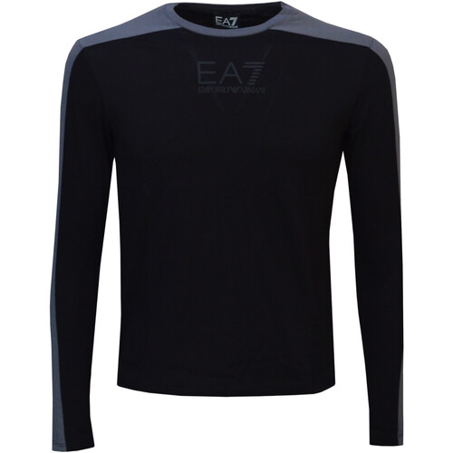 Vêtements Garçon T-shirts manches longues Essential T-Shirt Grau 6RBT65-BJ02Z Noir