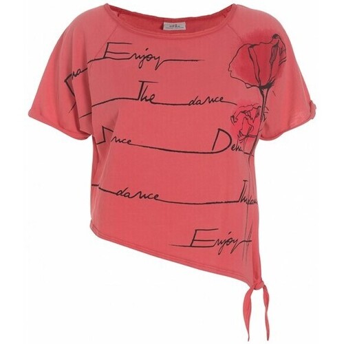 Vêtements Femme T-shirts manches courtes Deha B94041 Rouge