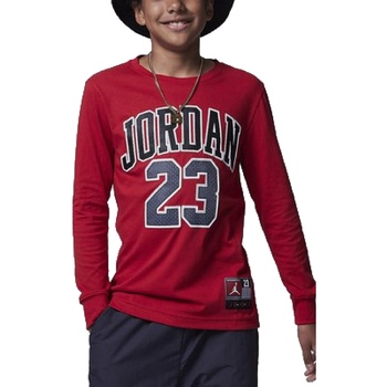 Vêtements Garçon T-shirts manches Capuche Nike 95C591 Rouge