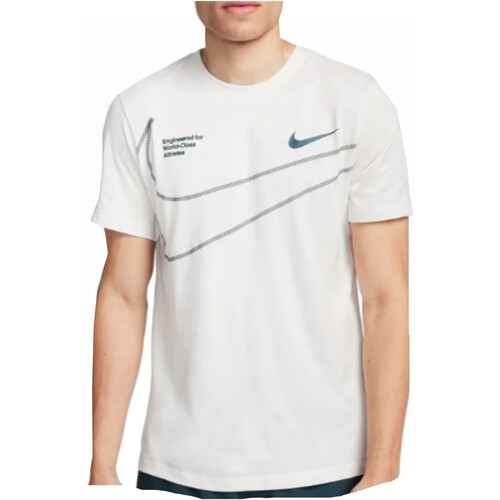 Vêtements Homme T-shirts manches courtes Nike FN0843 Blanc
