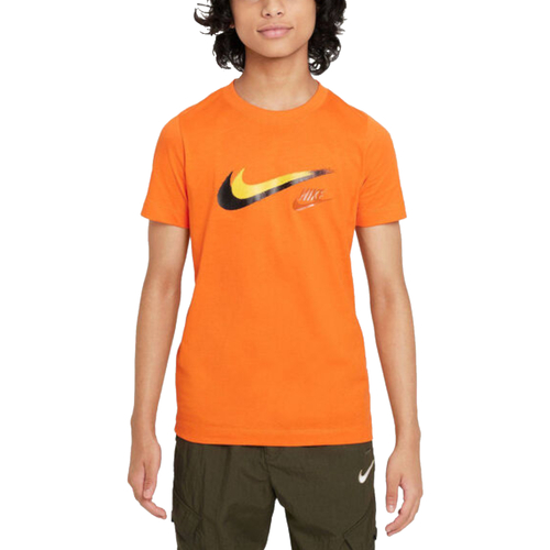Vêtements Garçon dot Nike Training Tall Dry Kapuzenjacke in Schwarz dot Nike FZ4714 Orange