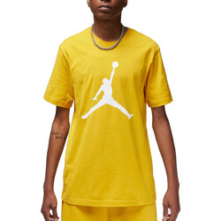 Vêtements retro T-shirts manches courtes Nike CJ0921 Jaune