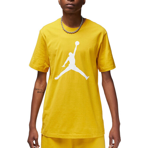 Vêtements Homme T-shirts manches courtes plus Nike CJ0921 Jaune