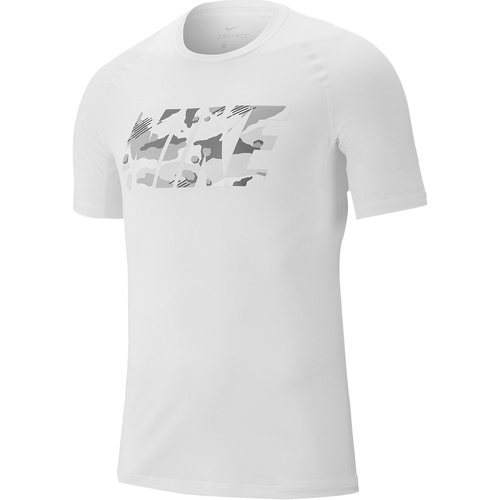 Vêtements Homme T-shirts manches courtes Nike AT3107 Blanc