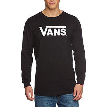 Vêtements Homme T-shirts manches longues Vans VN000K6H Noir