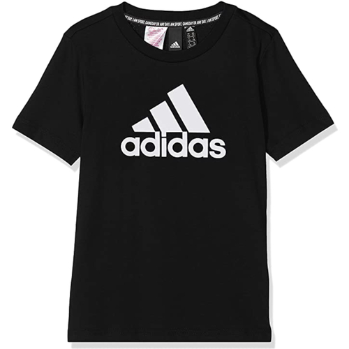 Vêtements Garçon T-shirts matchcourts courtes adidas Originals DV0816 Noir