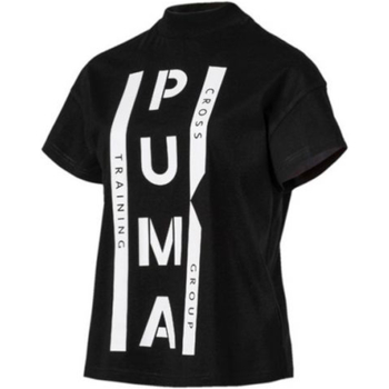 Vêtements Femme T-shirts manches courtes Puma 578016 Noir