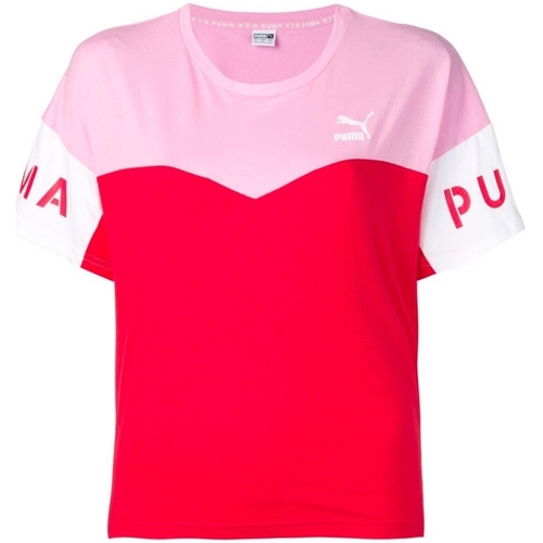Vêtements Femme T-shirts manches courtes Puma 578090 Rouge