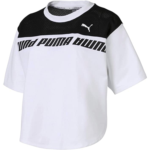 Vêtements Femme T-shirts manches courtes Puma 854231 Blanc