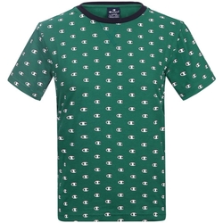 Vêtements Garçon T-shirts manches courtes Champion 304971 Vert