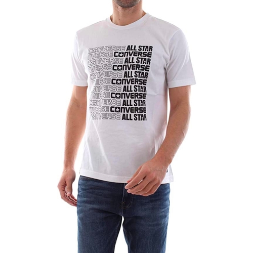 Vêtements Homme T-shirts manches courtes Converse 10017533 Blanc