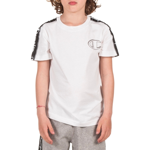 Vêtements Garçon T-shirts manches courtes Champion 305009 Blanc