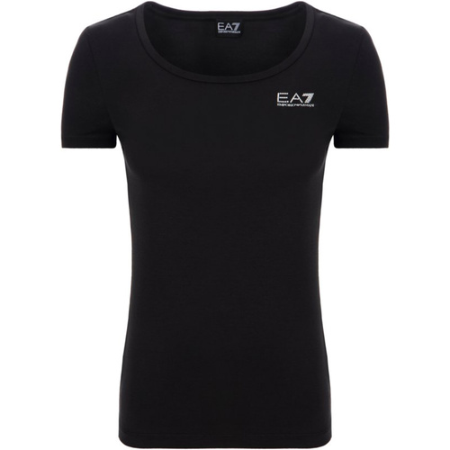 Vêtements Femme T-shirts manches courtes Emporio Armani EA7 3GTT01-TJ28Z Noir