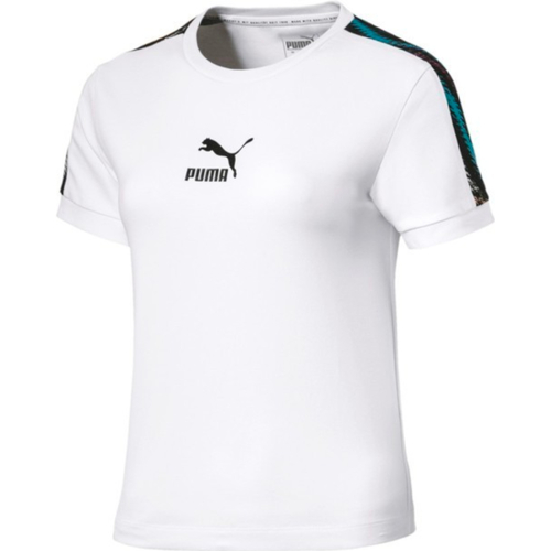 Vêtements Femme T-shirts manches courtes Puma 579512 Blanc