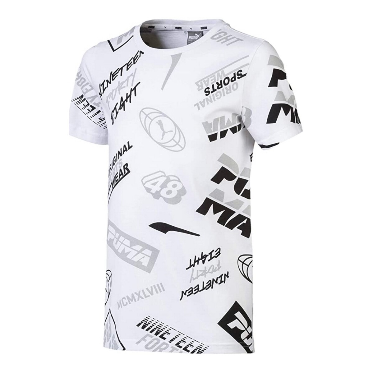 Vêtements Garçon T-shirts manches courtes Puma 854390 Blanc