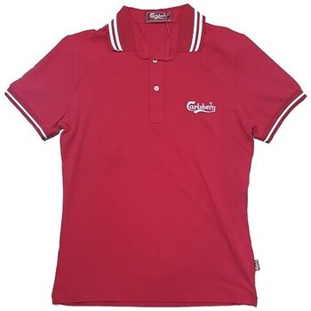 Vêtements Homme Polos manches courtes Carlsberg CBU3515 Rouge