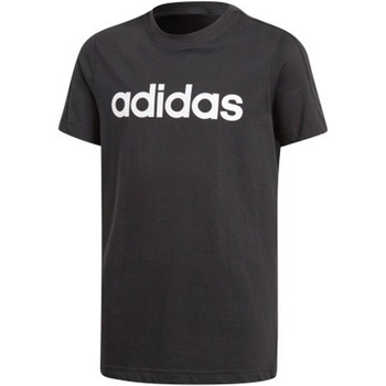 Vêtements Garçon T-shirts manches courtes adidas Originals BK3472 Noir