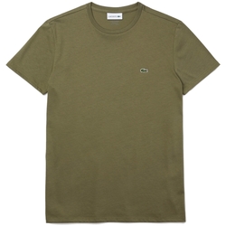 Vêtements Homme T-shirts manches courtes Lacoste TH6709 Vert