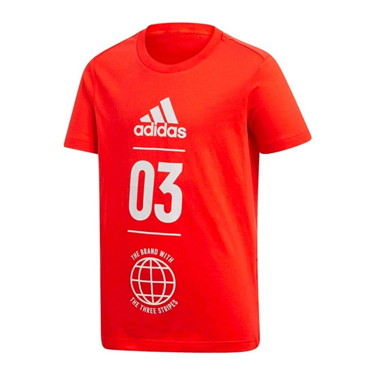 Vêtements Garçon T-shirts manches courtes adidas Originals DV1705 Orange