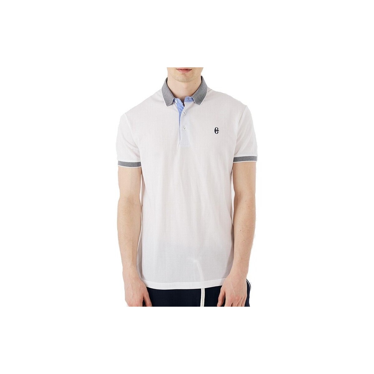 Vêtements Homme Polos manches courtes Conte Of Florence ROW Blanc