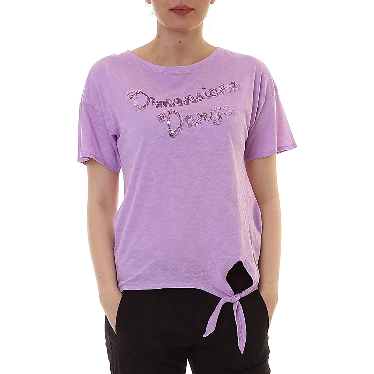 Vêtements Femme T-shirts manches courtes Dimensione Danza DZ2A213G73 Violet