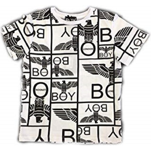 Vêtements Enfant T-shirts manches courtes Boy London TSBL9121B Blanc