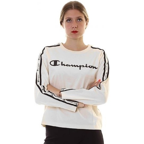Vêtements Femme T-shirts manches longues Champion 112488 Blanc