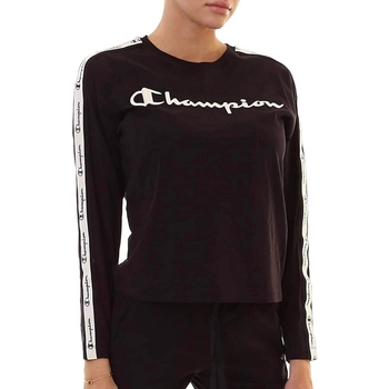 Vêtements Femme T-shirts manches Logo-Patch Champion 112488 Noir