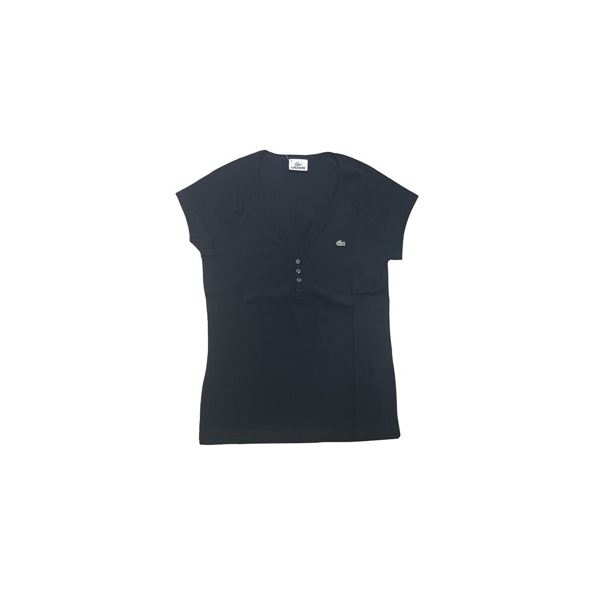 Vêtements Femme T-shirts manches courtes Lacoste TF7900 Noir